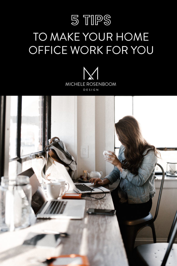 Woman working in her home office is looking for ways to work smarter and enjoy it more!