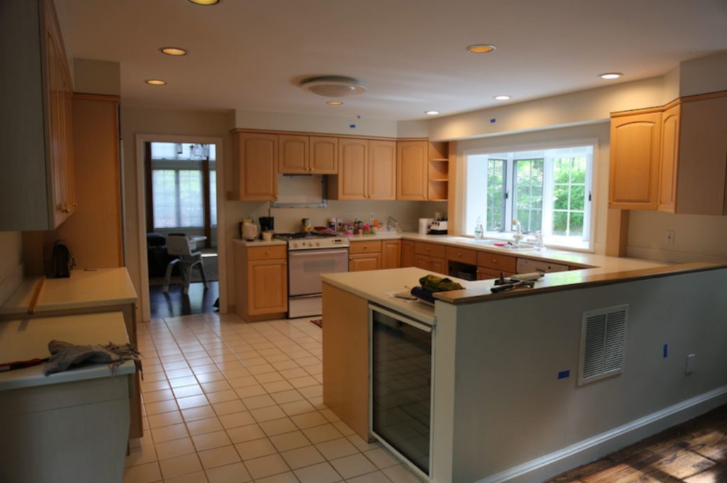 Before Image of a Kitchen Remodel